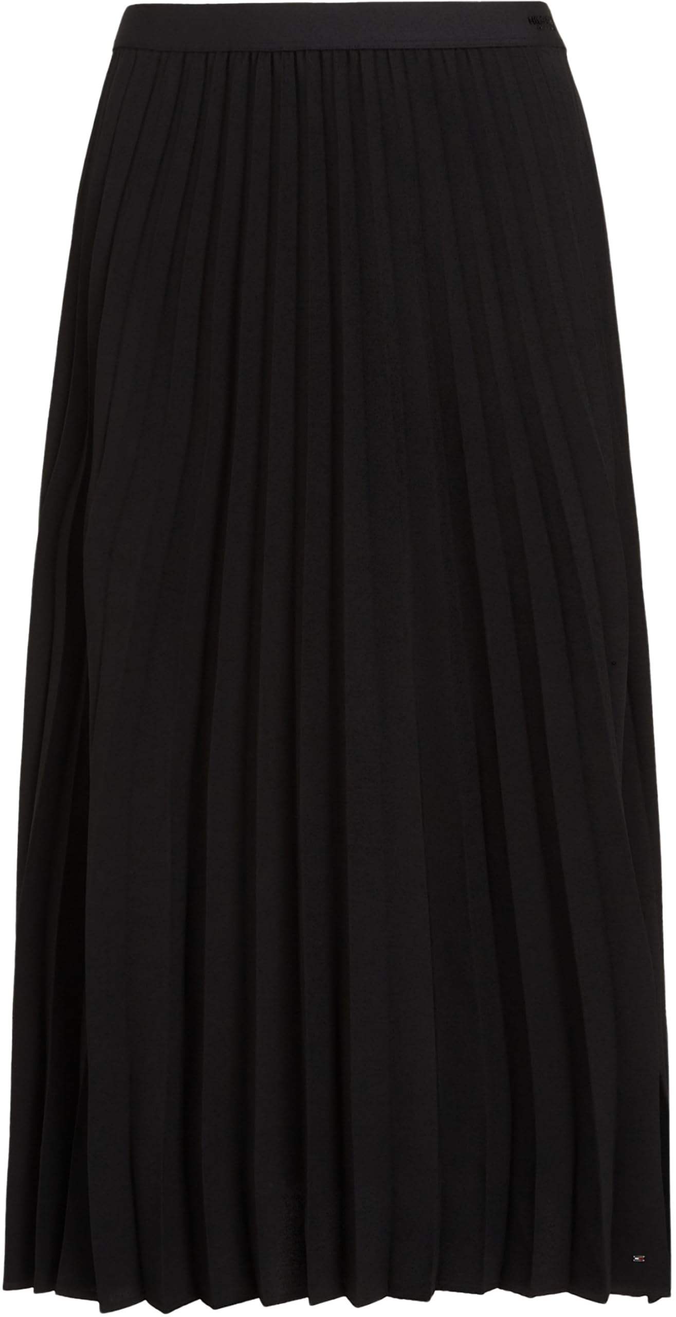 Tommy Hilfiger Płynna plisowana spódnica MIDI WW0WW43886 Kobiety Fluid Pleated Pull On Midi Skirt Ww0ww43886