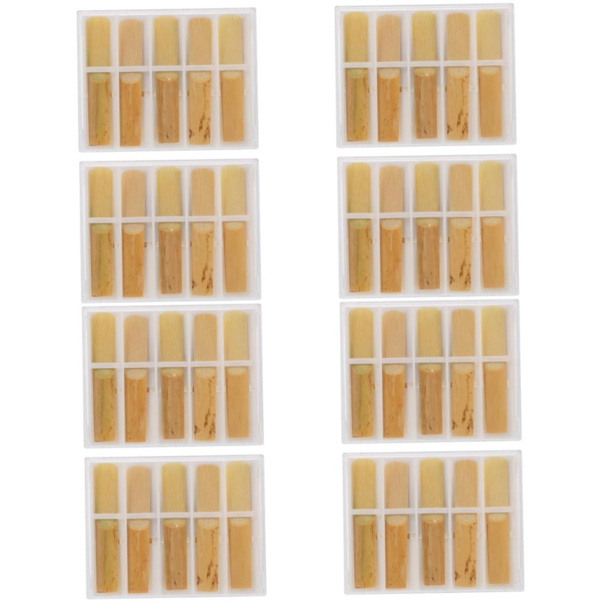 VICASKY 40piezas Caña Para Clarinete Accesorios Musicales Portátiles Dureza Perfectos Para Actuaciones y Práctica Para Músicos