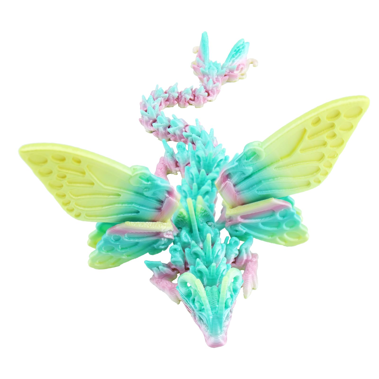 Amazon.co.jp: DEFORAGE 3Dプリントレインボーバタフライドラゴン