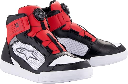 Alpinestars 2542522 Motorcycle Shoes Black/White/Red US 8.5/26.0 cm AXIOM BOA WATERPROOF Shoes