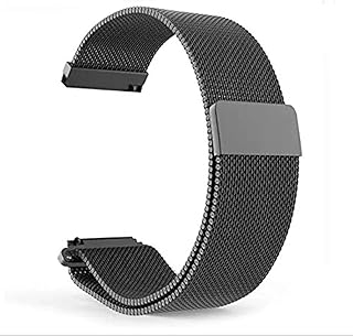 Strab your magnet silver color size 20 mm, suitable for Samsung Active 1, Active 2, Watch 42 mm and Active Sport watches