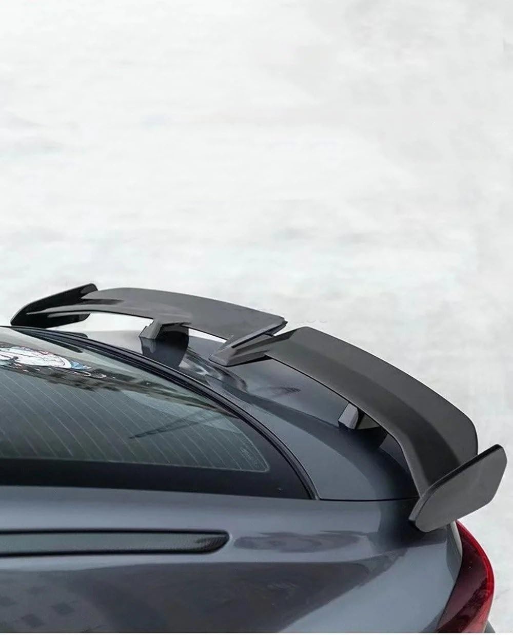 Uniwersalny zderzak samochodowy w kształcie motyla zmodyfikowany z tylnym skrzydłem bez perforowanego spojlera dotyczy wszystkich części samochodowych Spoiler dachowy(Carbon fibre)