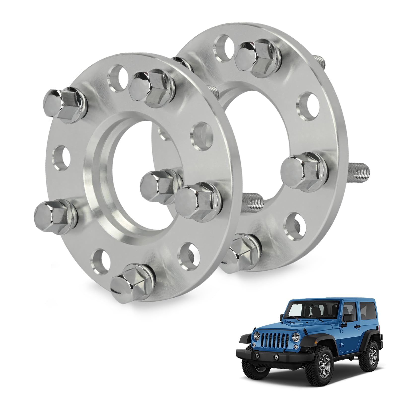 Distanziali distanziali 5 x 120 mm, piastre da 10 mm, per BMW E81 E82 E87 E88 E36 E46 E90 E91 E92 E93 E12 E28 E34 E60 E32 E31 M3 M5 M6 X1 Z3 Z4 , 10 bulloni M14 x 1,5 e foro mozzo 72,6 mm