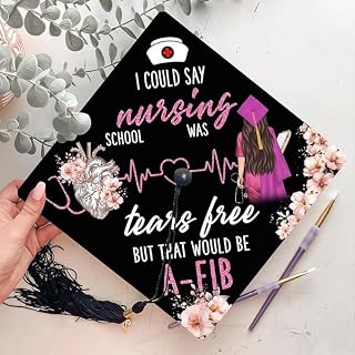 Personalized Class of 2026 nursing graduation cap topper