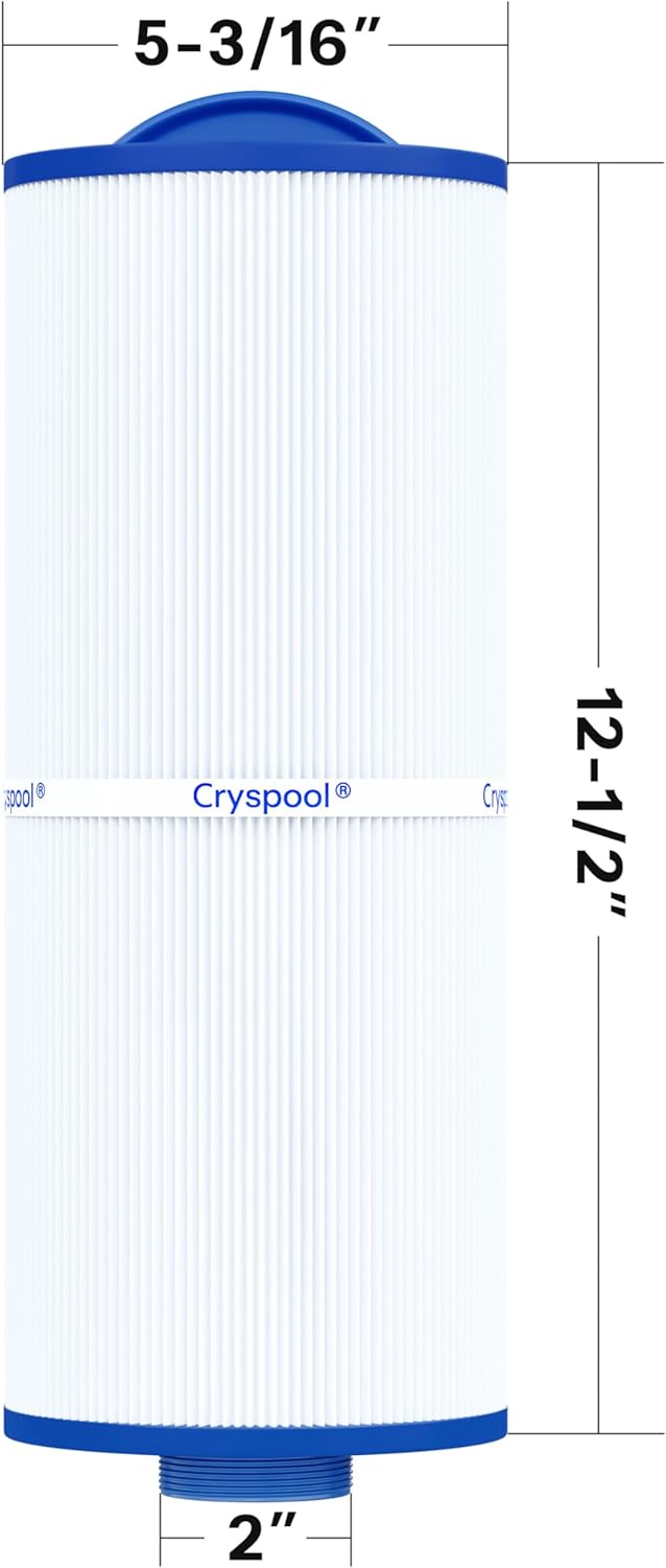 Cryspool® 05040 Filter Compatible with Marquis Spa 20041, 20091, 370-0237, 5CH-502, Marquis 50, PPM50SC-F2M, FC-0195, 50 Sq. Ft Spa Filter Cartridge, 2 Pack - Image 3