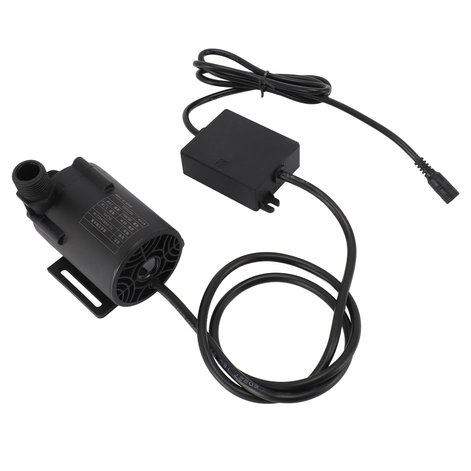 Generic Pompa do Chłodzenia wodą do Procesora Komputera PC, Wysokotemperaturowa Pompa Prądu Stałego 24 V o Przepływie i 30 L/min, Zewnętrzna Płyta Sterująca Konfigurowalnego Chłodzenia, Konstrukcja