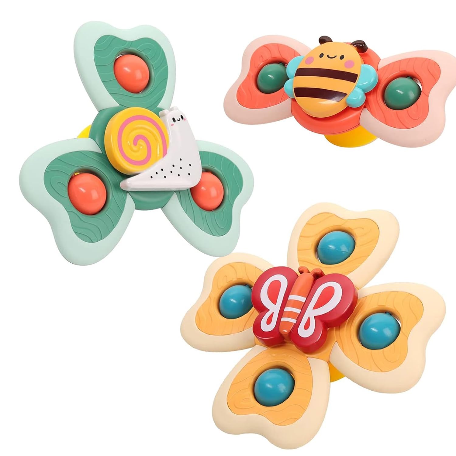 Kidology Silicone Suction Cup Flower Spinning Bath Toy for Infants and Toddler, Sensory Fidget Bath Toys for Kids Learning Toys for Boys & Girls (B0CQM9P8KH) Amazon Price History, Amazon Price Tracker