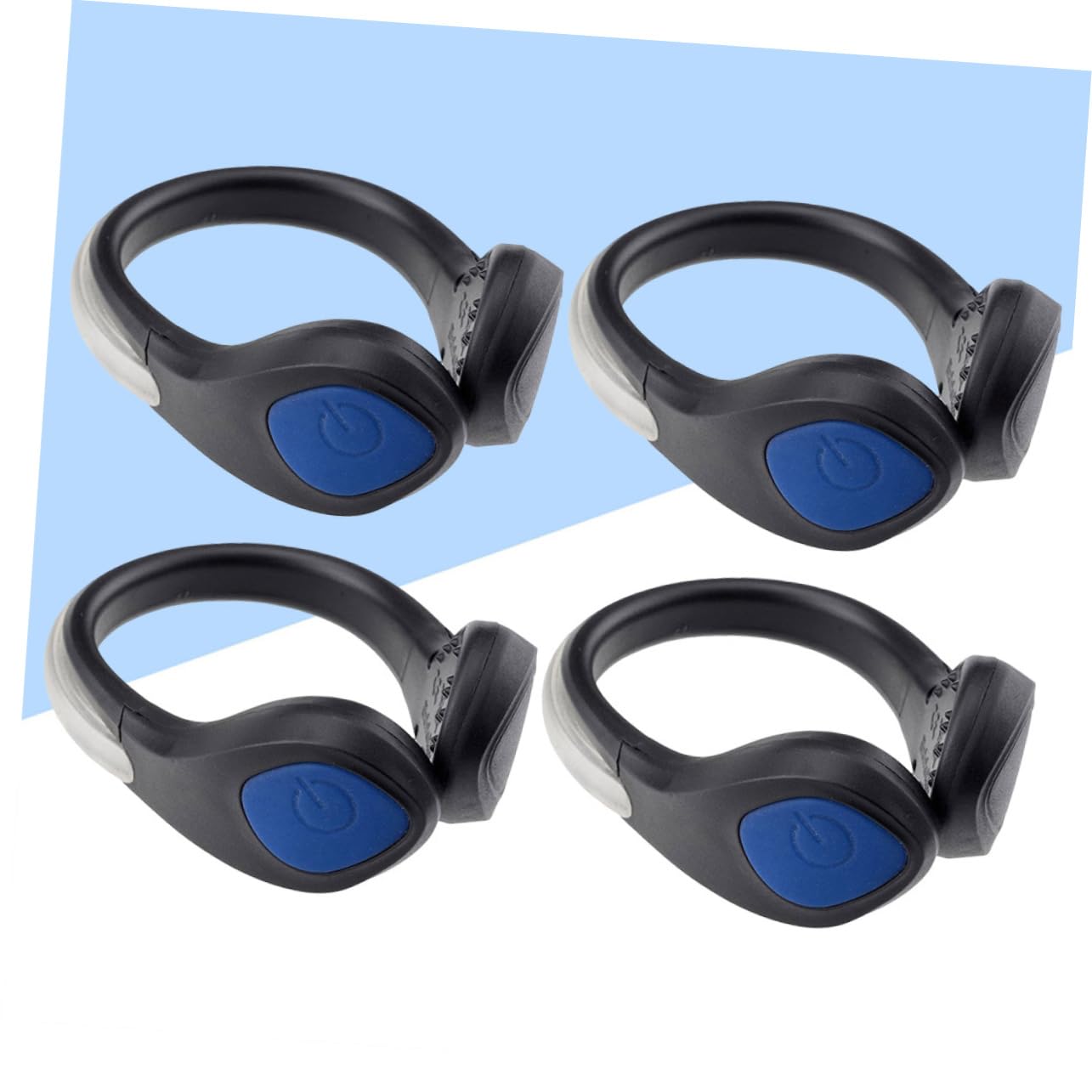 Kisangel Luces Led 8 Piezas Clip De Zapato Led Lámpara De Clip Equipo para Correr De Noche Luz De Clip De Seguridad para Zapatos Pinzas para Zapatos Exterior Luz Corriente Led Lights