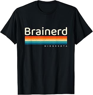 Brainerd MN Minnesota Retro Design T-Shirt