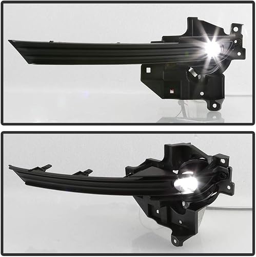 Miniatura 6 de ACANII - Para Mazda CX-5 2017-2021 Luces antiniebla LED Parachoques Lámparas de Parachoques con Swith+Kit de Arnés Par de Conductor y Pasajero