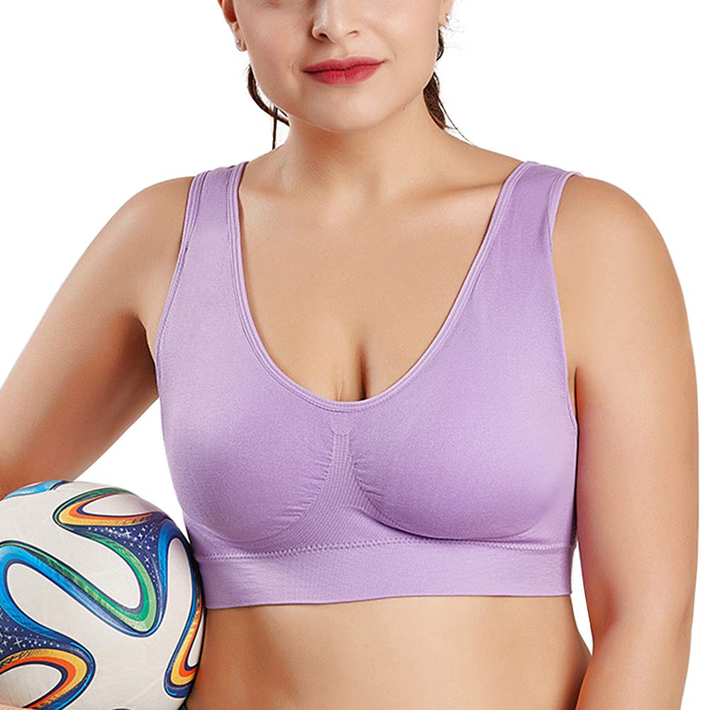 1/2/3 biustonosze sportowe bez fiszbin bawełna Push Up bezszwowy biustonosz bardzo duży rozmiar 3XL 4XL 5XL 6XL