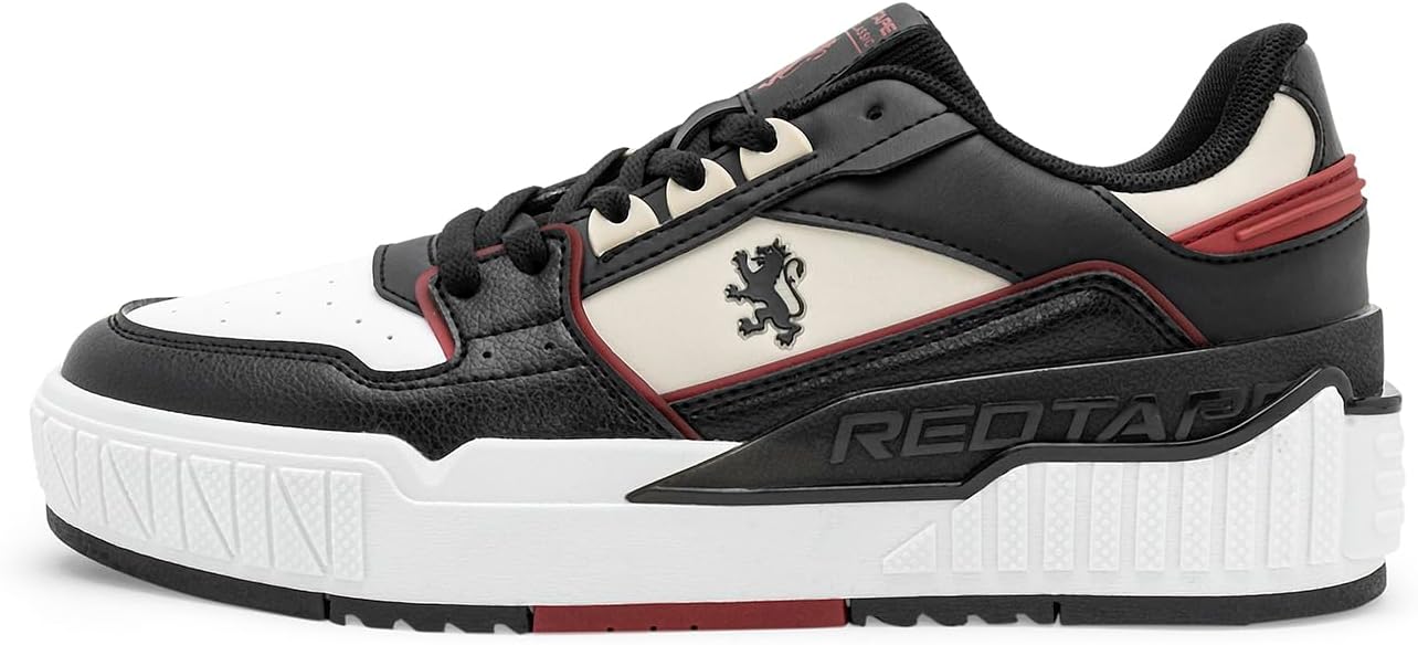 Red Tape Men's Fashion Sneaker, Chunky Platform Lace Up Casual Mens Shoes, Lightweight Low Top Men's Sneakers, Soft Cushioned Insole, Outdoor Comfort for Office, Travel & Daily Wear - Image 8