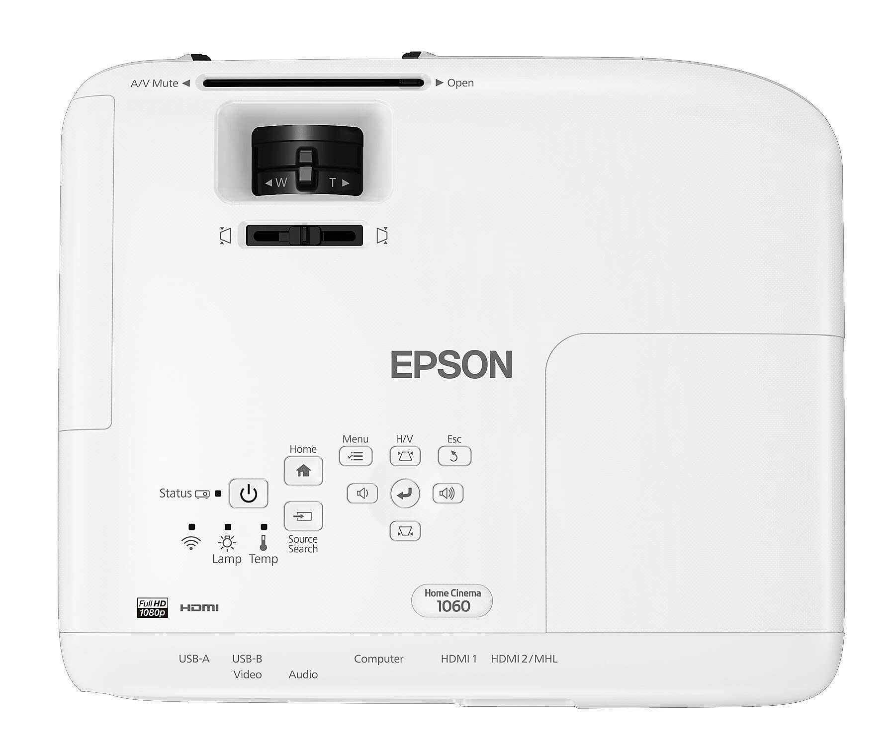 Projetor Epson Home Cinema 1060 Full HD 3LCD 3000L | Amazon
