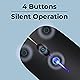 ZEBRONICS Blanc Slim Wireless Mouse with Rechargeable Battery, BT + 2.4GHz, 4 Buttons, 800/1200/1600 DPI, Silent Operation, Multicolor LED Lights Product Image 6