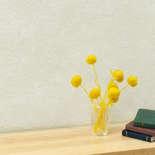 Miniatura 10 de iLAND Accesorios en miniatura para casa de muñecas, papel tapiz para casa de muñecas en escala 112 16, 3 piezas gruesas con rayas en relieve 3D