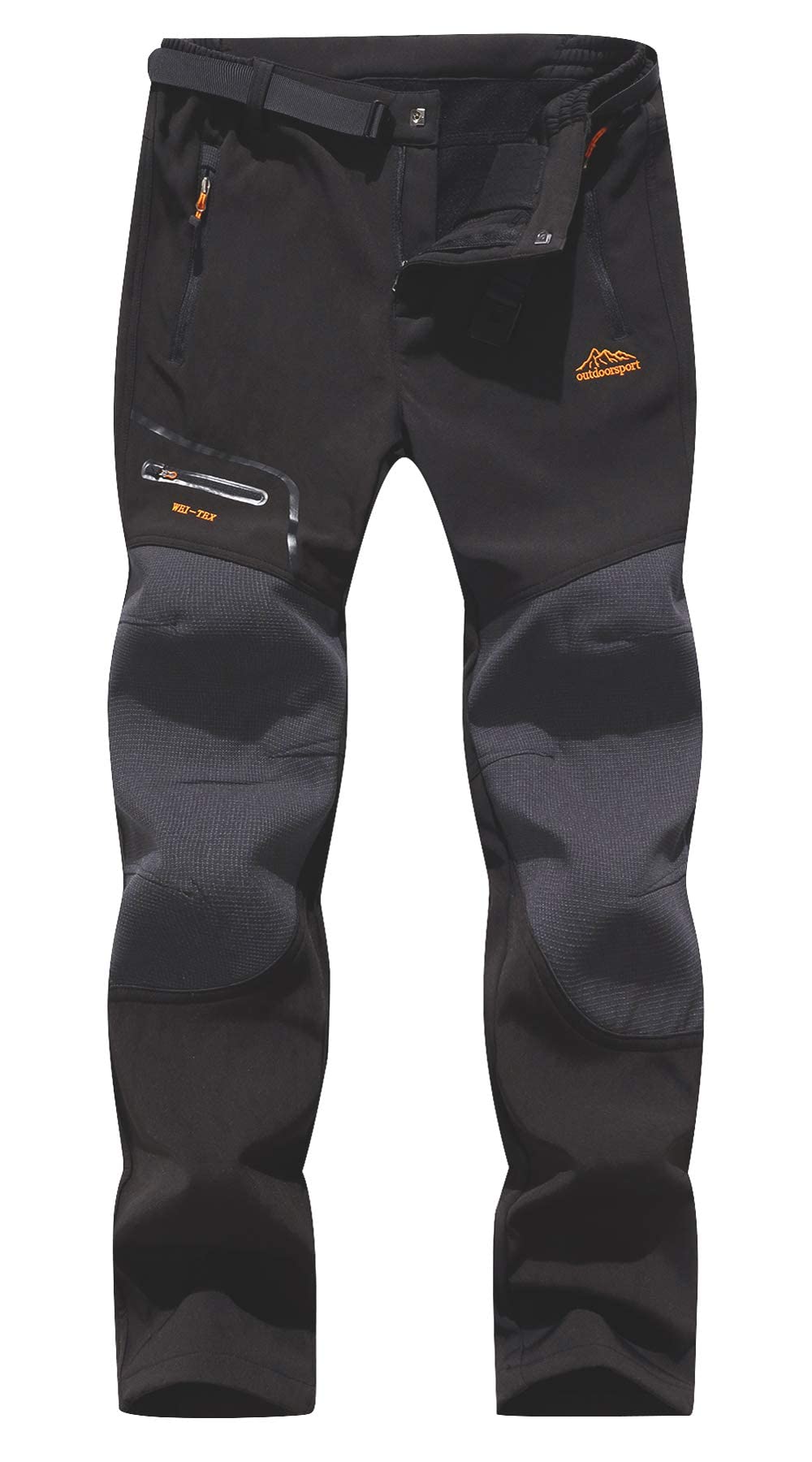 BenBoy Pantaloni Trekking Uomo Invernali Impermeabile Pantaloni da Sci Neve Arrampicata Escursionismo Caldo Pantaloni Softshell Outdoor