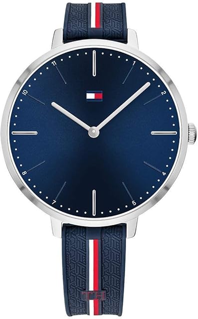 Tommy Hilfiger 1782154 Damski Zegarek Analogowy na Rękę, Koperta 38 mm, Niebieski