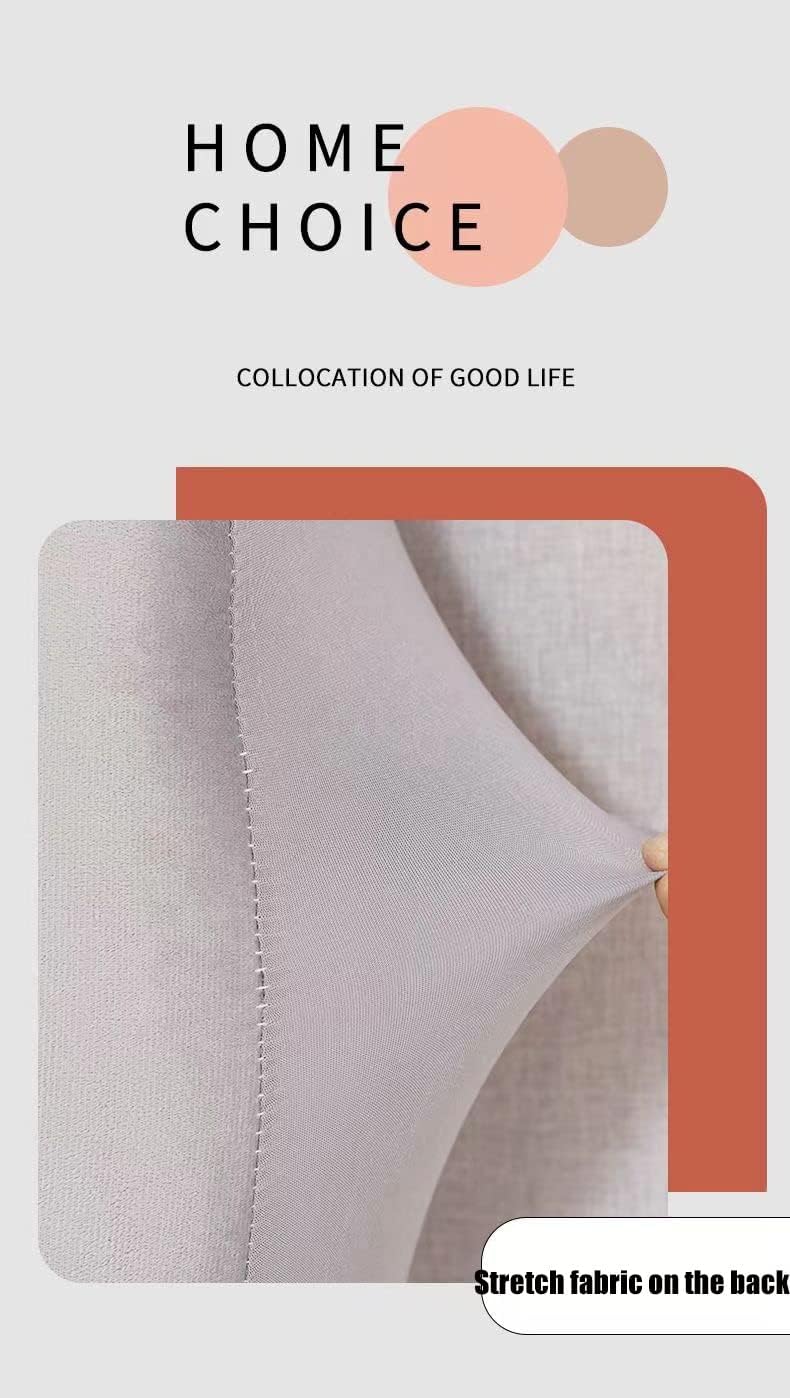 Headboard Covers/Slipcover For Single/King/Double Bed Headboard Slipcover 120/150/180cm White Light Grey Pink Stretch Furniture Protective Dustproof Cover For Beds Wood. ( Color : White , Size : 120x7