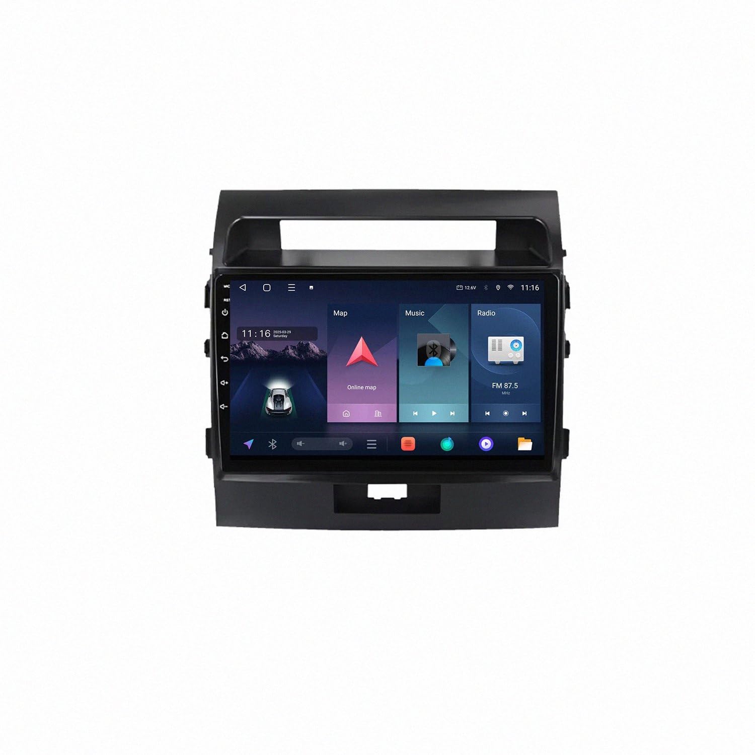 Pantalla de coche inalámbrica con Carplay y Android Auto para Land Cruiser 8