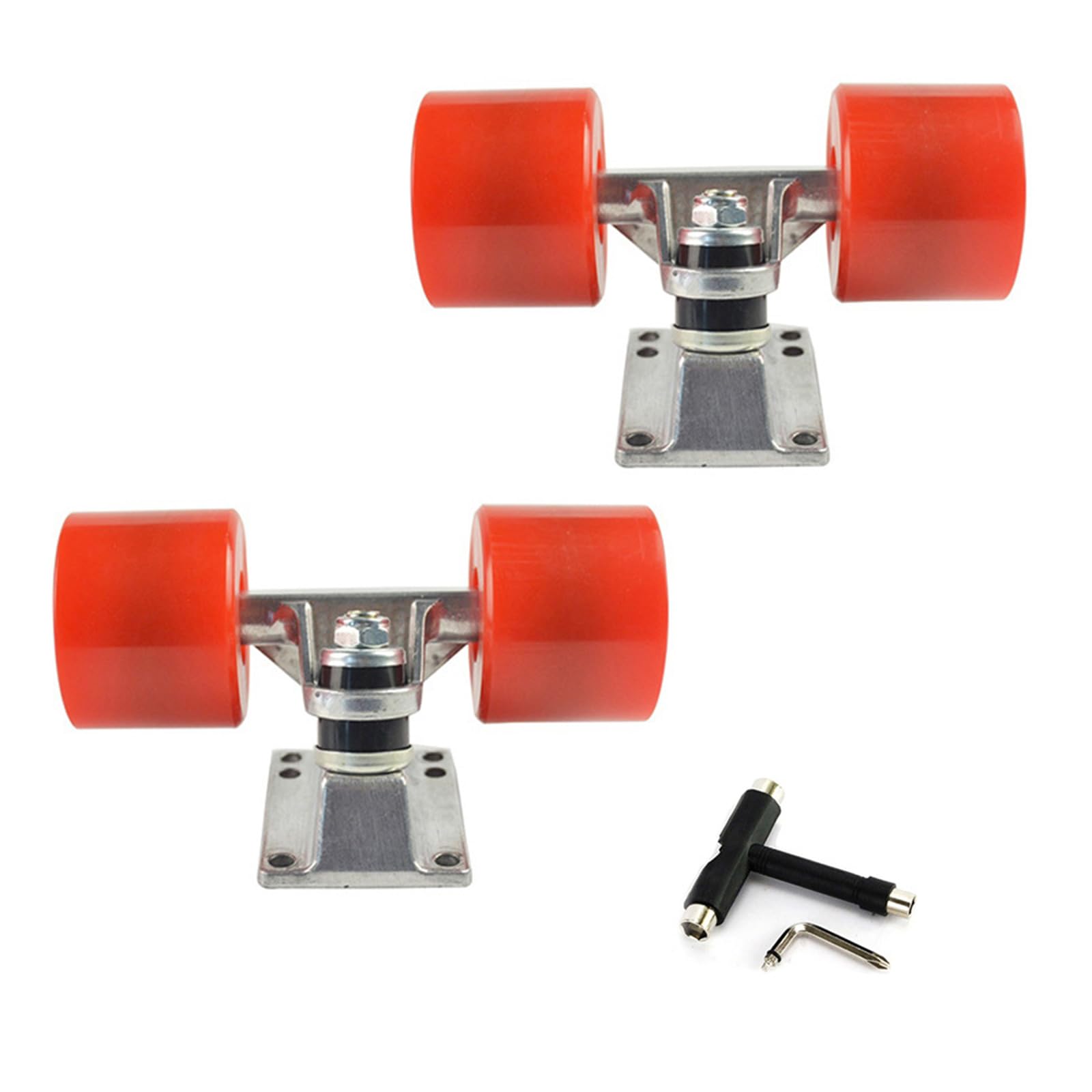 Roues de Skateboard et camions Silencieux, roulements de Roue de Skate, matériel de camions, longboards, Accessoires de Skateboard, Patinage intérieur et extérieur
