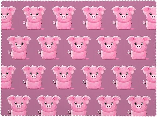 Miniatura 9 de PULaif Mantel rectangular de encaje de poliéster de 54 x 72 pulgadas, resistente a las arrugas, lavable, mantel grueso rosa