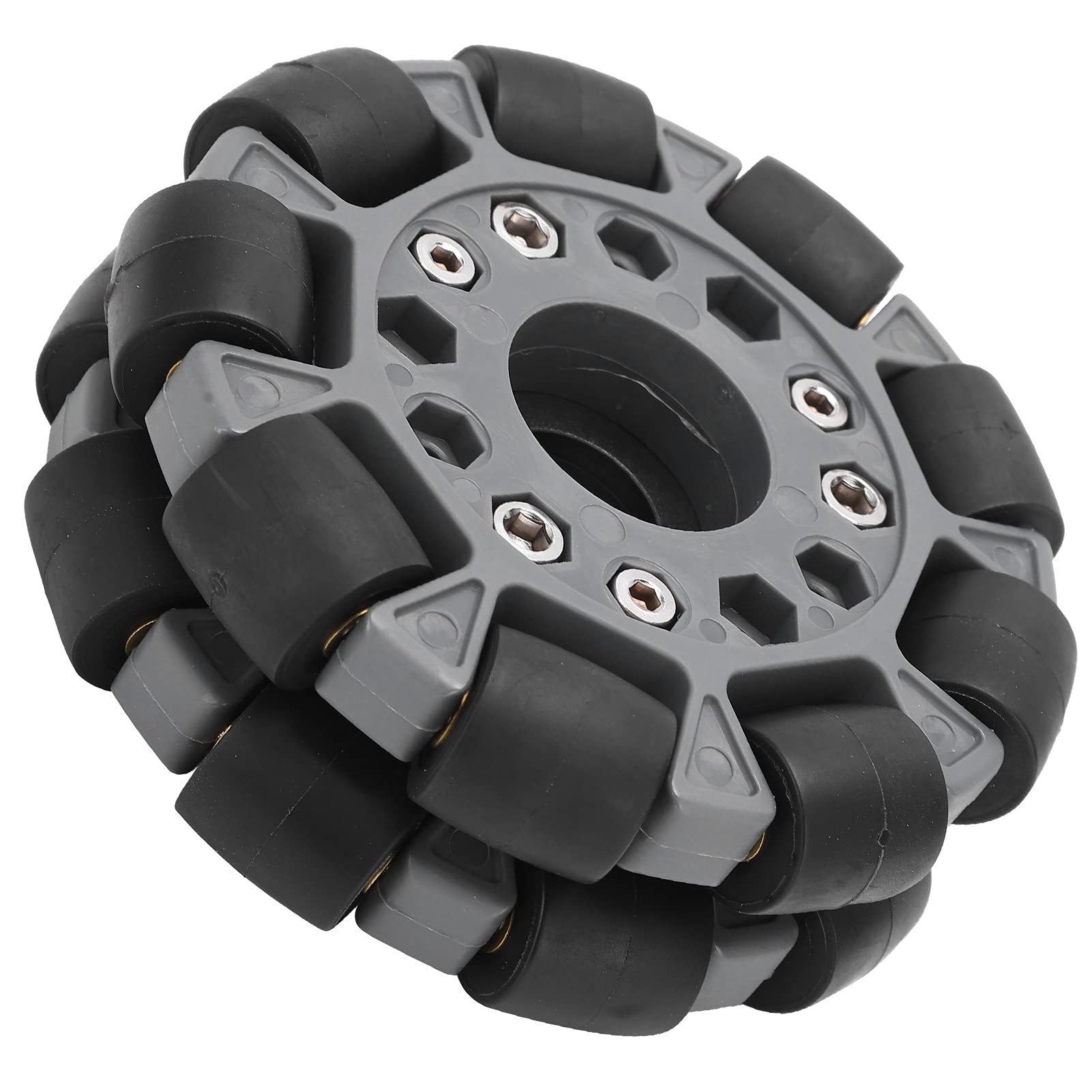 Podwójne Koło Dookólne, Plastikowe Podwójne Koło Dookólne 100 Mm z platformą ładującą 20 Kg Zestaw Robotyczny 14049