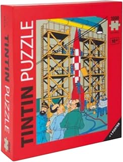 Comprar Puzzle 1000 piezas Tintín, el cohete lunar XFLR6 + póster 48 x 67 cm (81567)