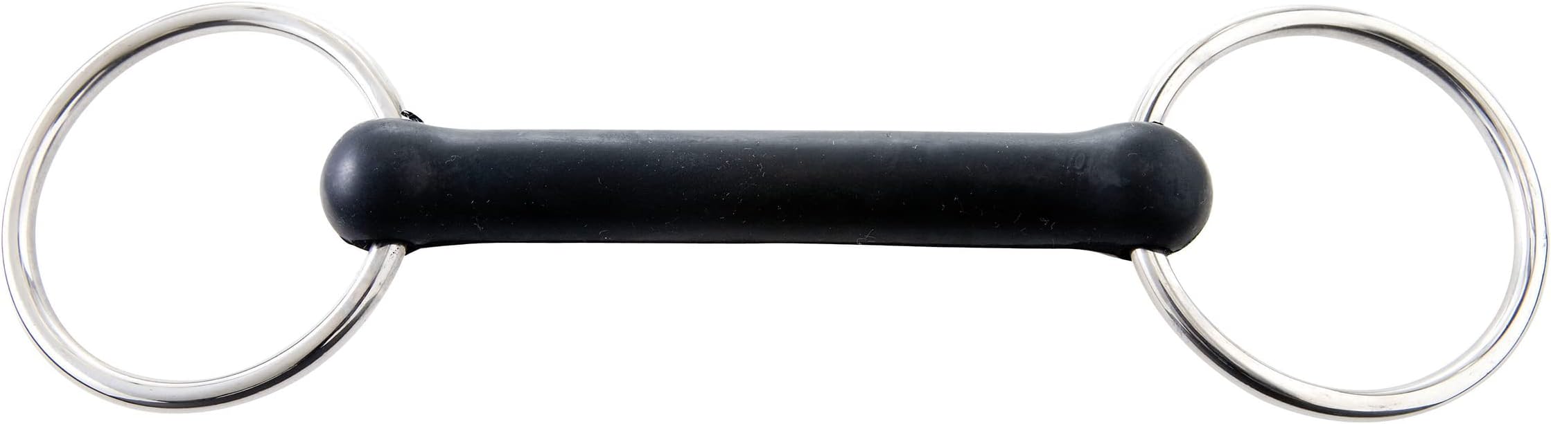 Korsteel Solid Rubber Mouth Loose Ring Snaffle Bit