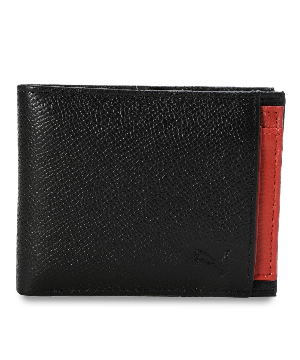 Unisex-Adults, Leather 2 in 1 Wallet, Black, One Size (9177901)-image-23