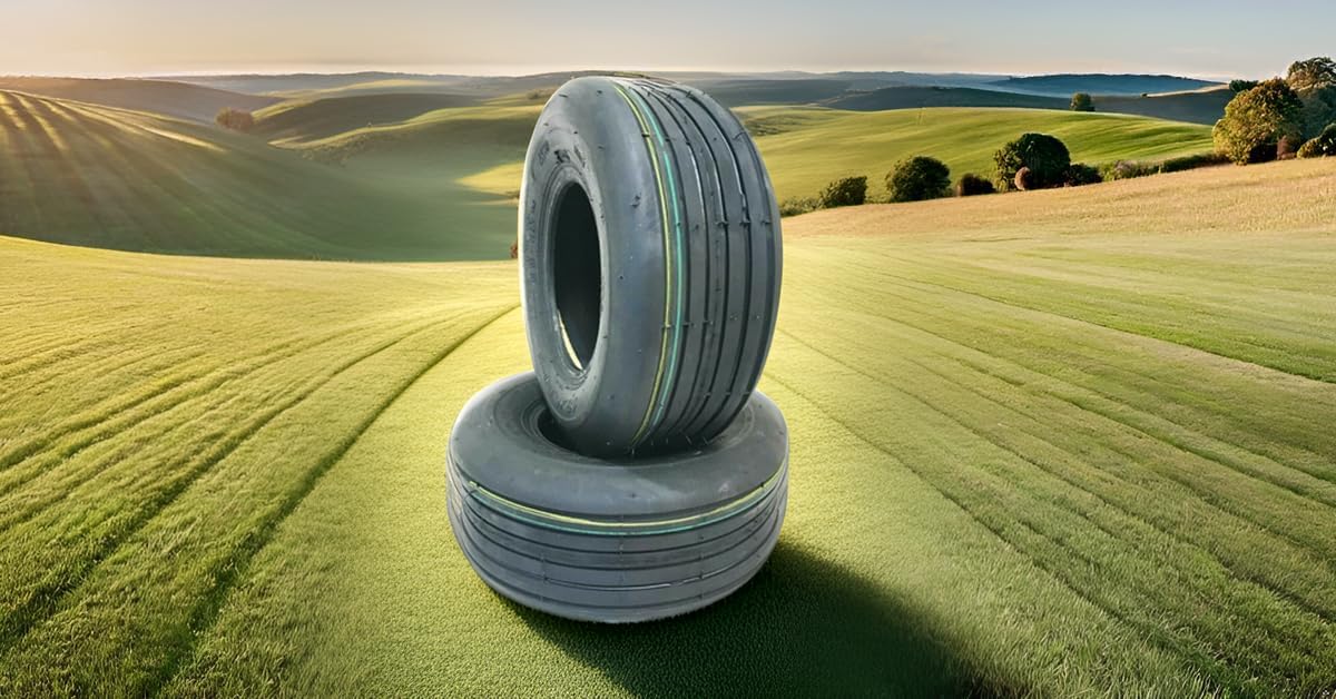 Two-15x6.00-6 Lawn Mower Tractor Rib Tires 15x6-6 NHS