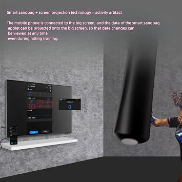 Punching Bag Smart Force Tracker Power Meter Speed Test Boxing Kick Sensor Dynamometer Training Equipment
