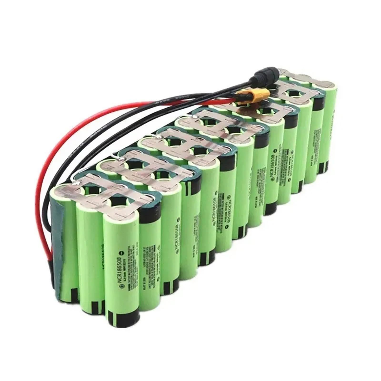 Batteria per ebike 48V 15Ah, pacco batteria per bicicletta elettrica con BMS integrato, batteria di ricambio 48V 13S2P con caricabatterie per motore di scooter elettrico da 200W-500W 48V 15Ah,XT60+SM