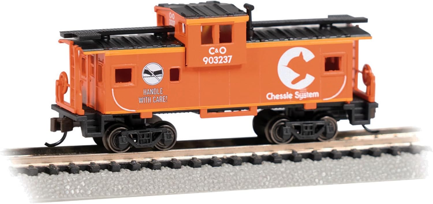 Bachmann Trains - 36’ Wide Vision Caboose - Chessie® #903237 - N Scale