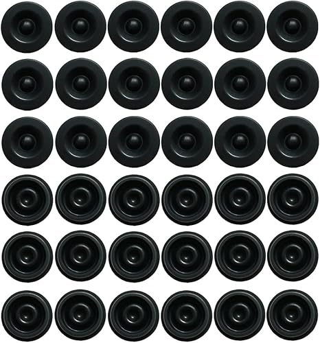 Miniatura 9 de Tapa de grasa para eje de remolque, 2 tapas antipolvo para rodamientos de remolque de 2.72 pulgadas con 4 tapones de goma adicionales, cubierta de