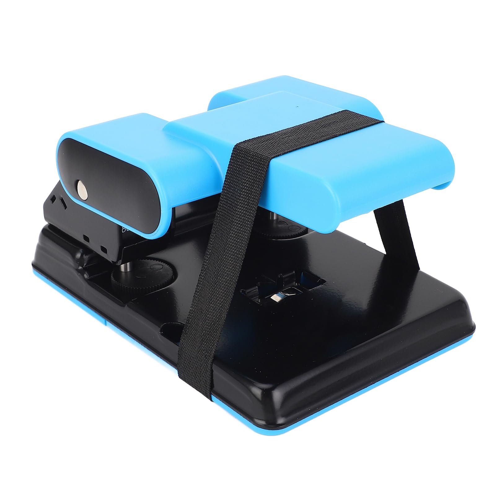 Perforatore professionale a 2 fori Perforatore doppio foro resistente per carta A4 con capacità di 70 fogli Spaziatura 70 mm 80 mm Maniglia ergonomica per uso ufficio Costr