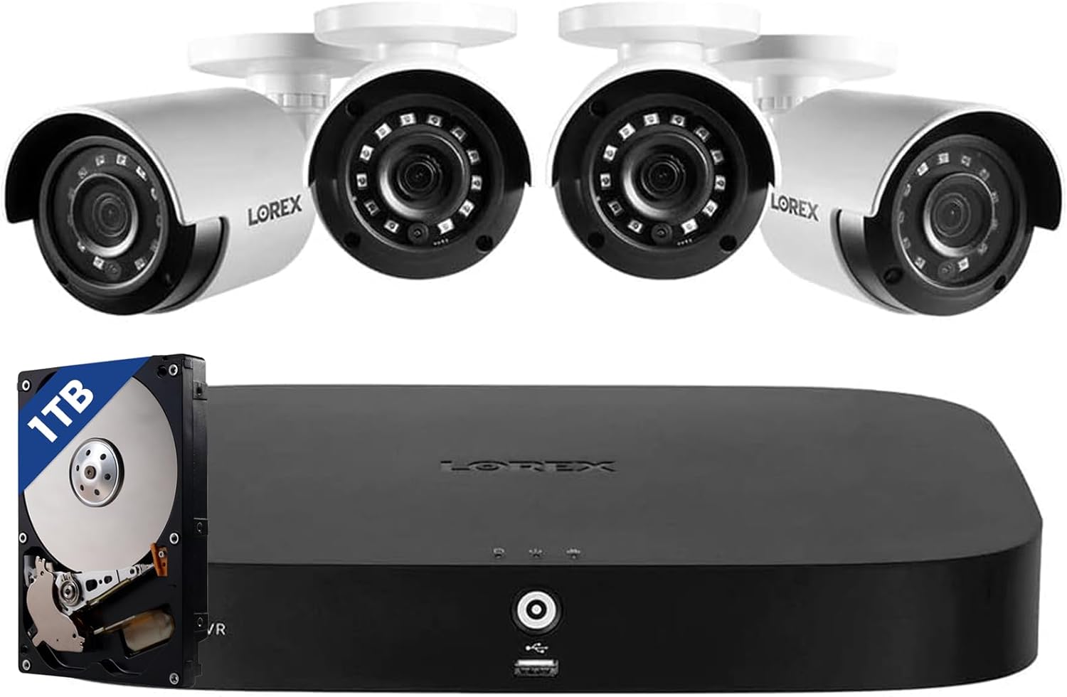 Lorex Fusion 1080p HD Security Camera System with 1TB DVR 8 Channel