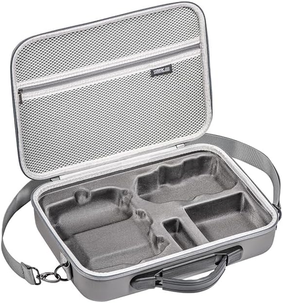 STARTRC Waterproof Case for DJI Mini 4 Pro, Mini 3, Mini 3 Pro Case Accessories, Portable Travel Bag for DJI Mini 4 Pro & Mini 3 Series Fly More Combo for DJI RC & RC2 Controller, Grey