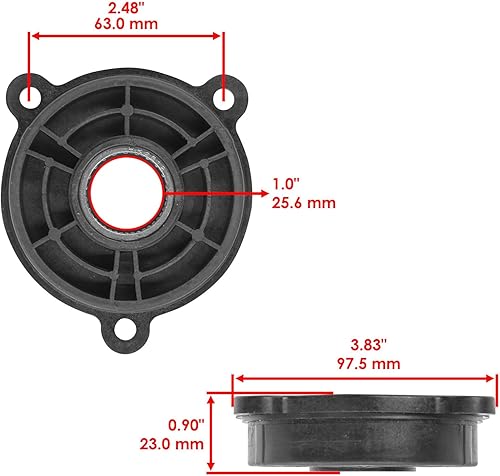 Miniatura 2 de Replacement Part OEM for Front Differential Input Cover for Polaris Scrambler 500 4x4 2010-2012 Index-DDR965-GTF1-43493