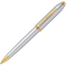 CROSS Townsend Medalist Ballpoint Pen with 23CT Gold-Plated Appointments incl. Luxury Gift Box/Refillable Medium Ballpen