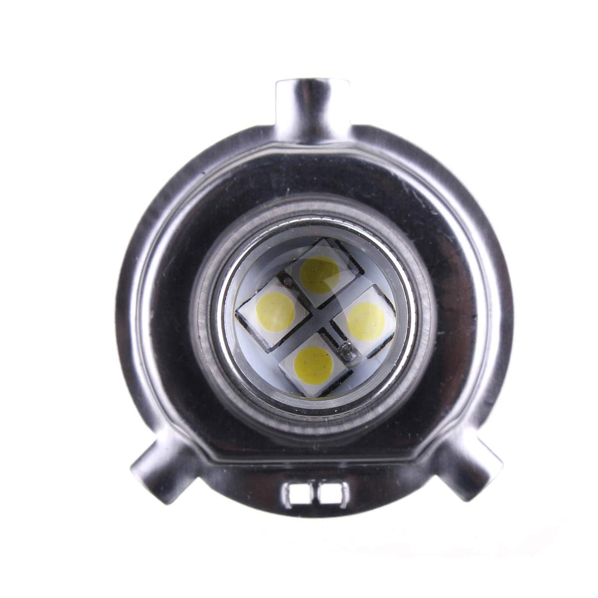 48 W H4 LED światła przeciwmgielne wysoka niska żarówka reflektorowa do jazdy dziennej 7000 K biała do motocykla samochodowego