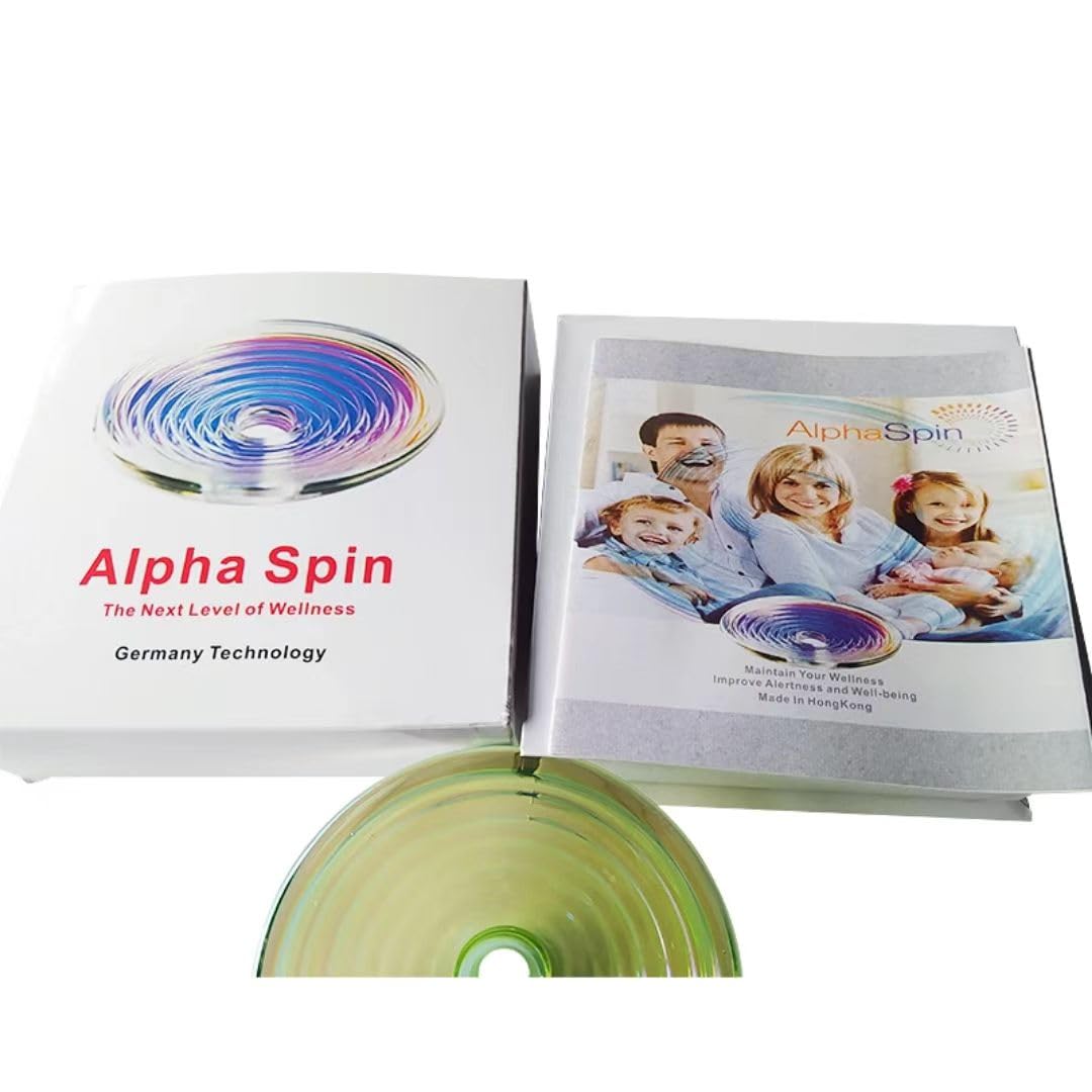 Bio Disc Version 4 Alpha Spin Energy Scalar Bio Disc Health Classic Power Energy AlphaSpin Caoutchouc Protecteur Charms avec Boîte Cadeau Réfléchissante Changement de Couleur