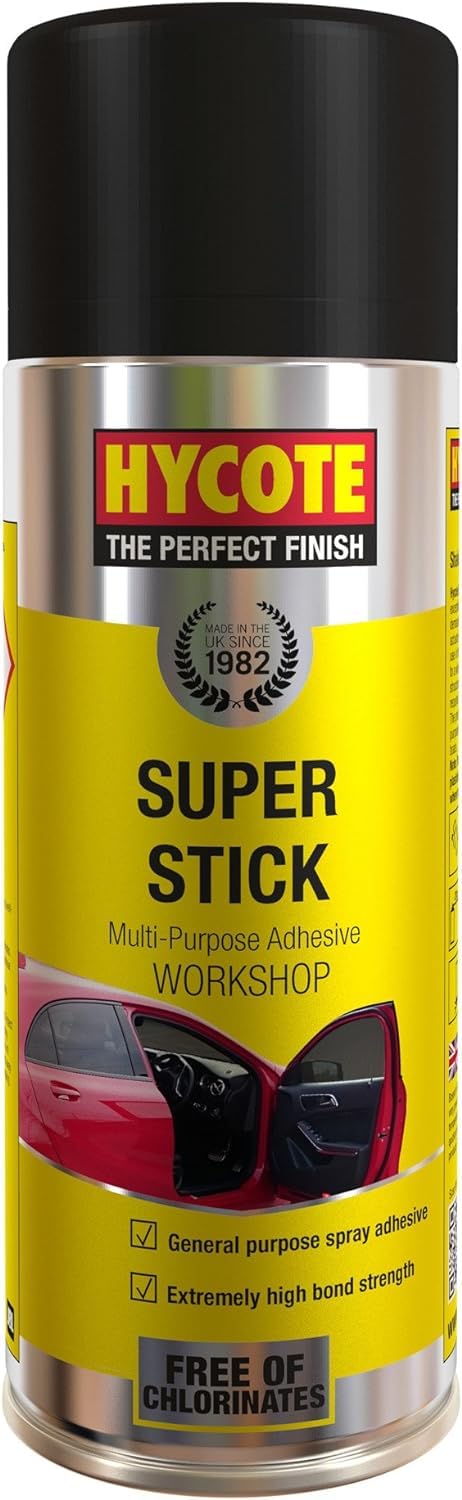 Hycote Workshop Super Stick Multi-Purpose Adhesive Spray, 400 ml
