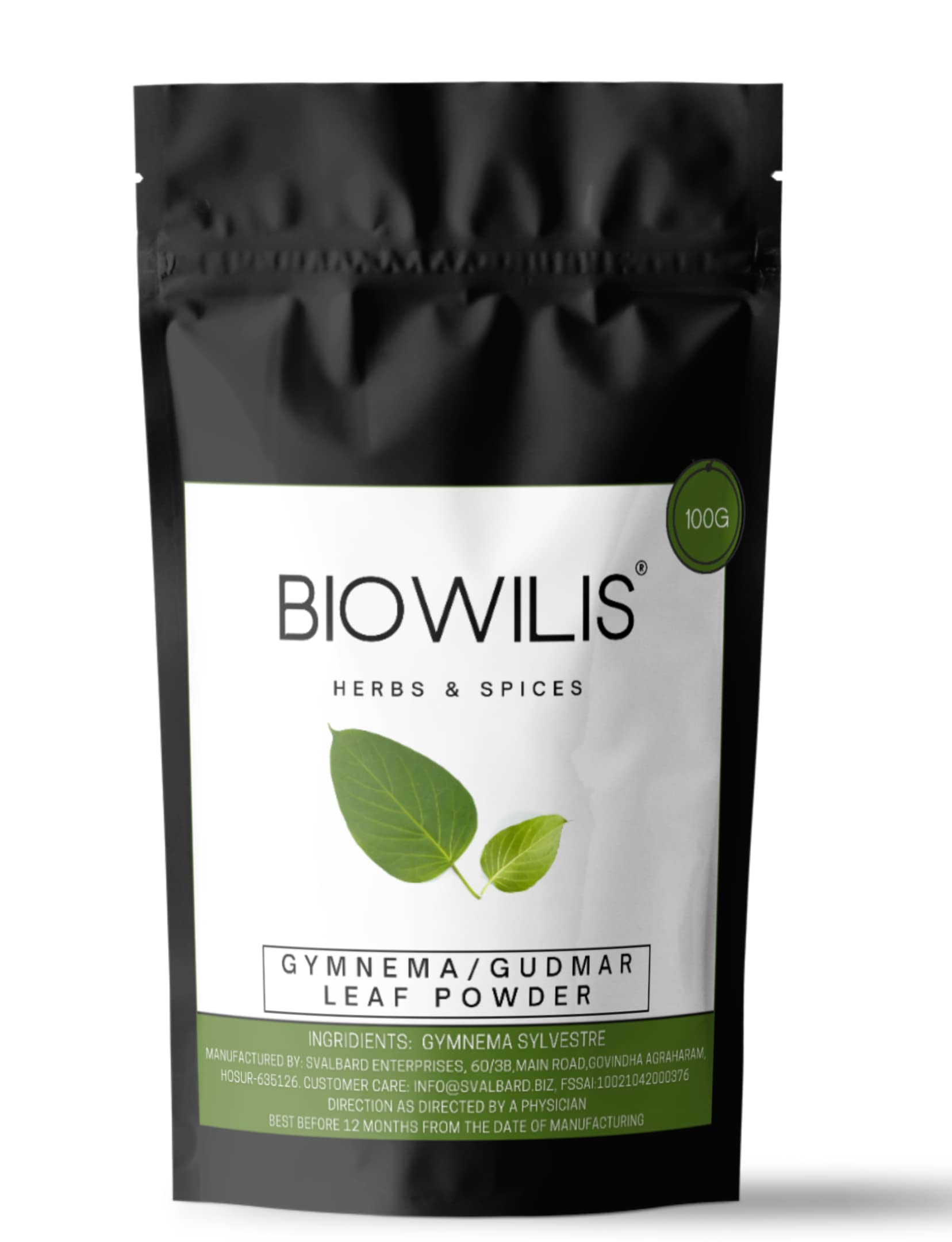 Biowilis- Gurmar Powder Gymnema Powder Gymnema Sylvestre Leaf Gudmar Powder Madhunashini Powder -100g (B0B77CZ87W) Amazon Price History, Amazon Price Tracker