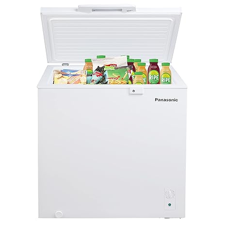 Panasonic 198 L Single Door Deep Freezer (SCR-CH201H1B,White,Convertible)