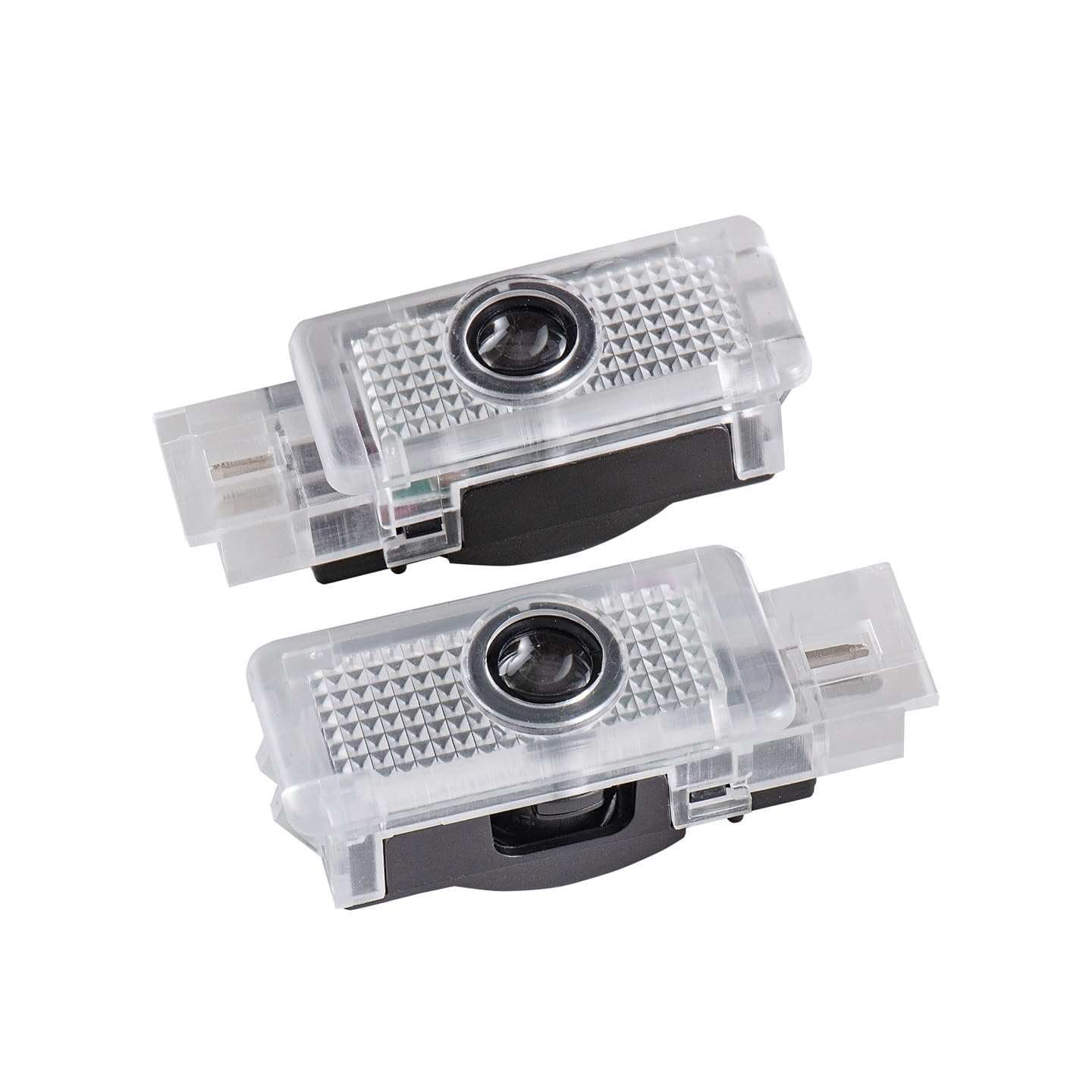 Willkommenslicht für Mercedes C-Klasse W203 S203 CLK C208 C209 CLC203 LED Projektor Logo Einstiegsbeleuchtung Laser Türlicht, 2 Stk (Stern + Schriftzug)