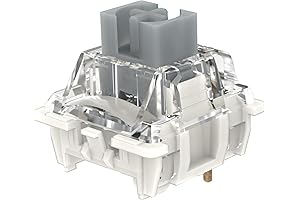 Gateron G Speed Silver Pro 3.0 Pre-Lubed Switches, Silver