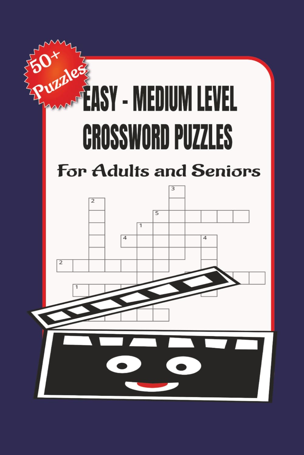 Easy - Medium level crossword Puzzles: 50+ with solutions | For Adults and Seniors | about entertainment, enjoyments, outdoors and more | 6X9 inches ... gift for vacation, Holidays and relaxation