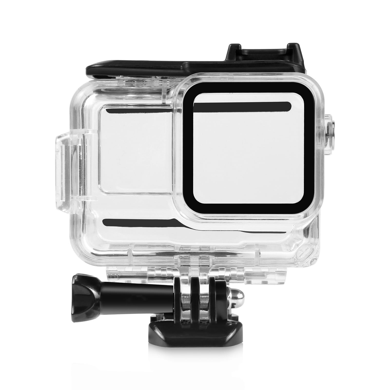 Caruner 60m Underwater Waterproof Diving Housing Case with Base Adapter and Screw Compatible with Insta360 Ace Pro Action Camera