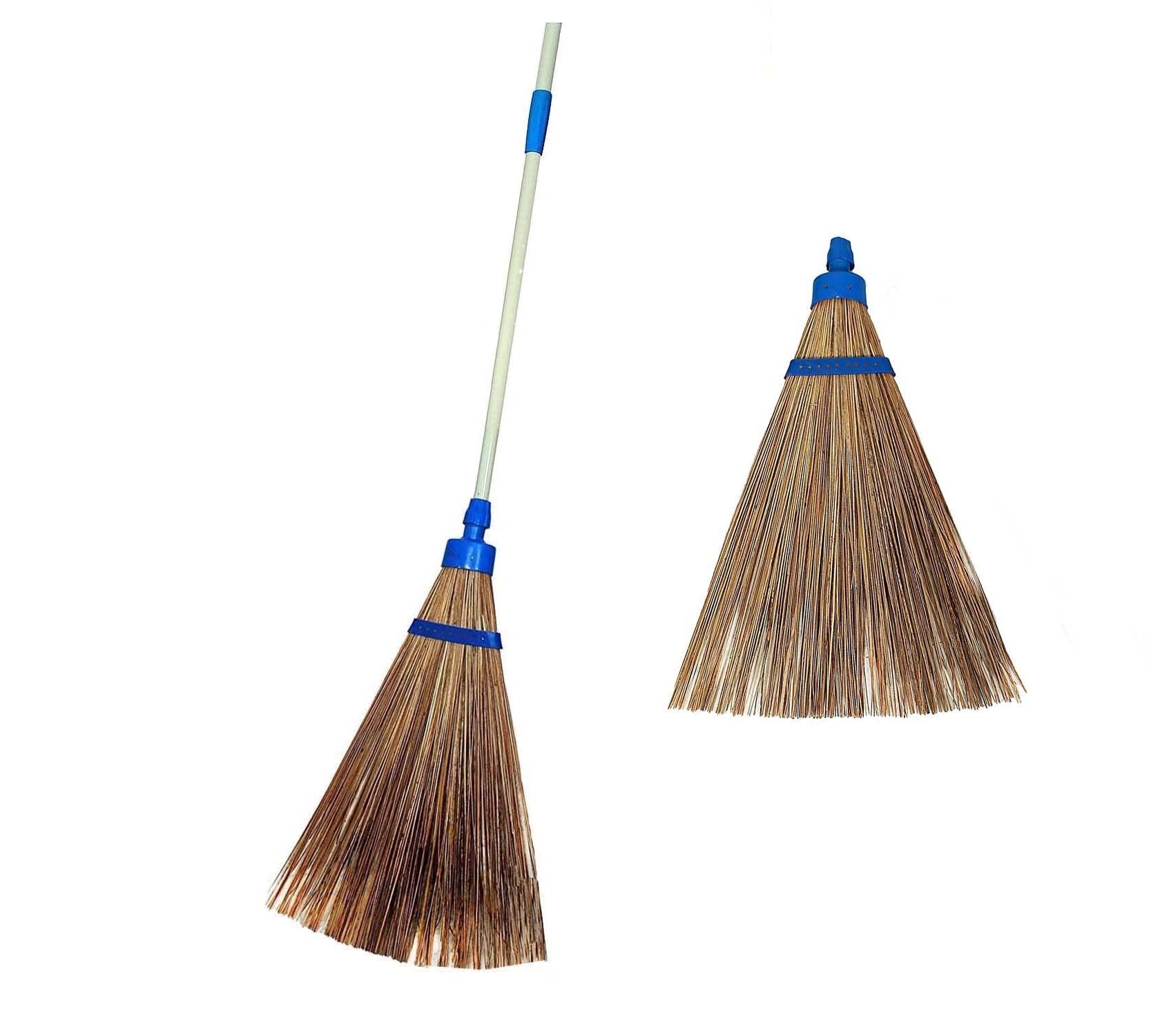 Marian® Coconut Broom Stick for Wet Floor, Garden,Outdoor Cleaning Broom with (Extra 1 Coconut Broom Refill) (B0C492Y5ZL) Amazon Price History, Amazon Price Tracker