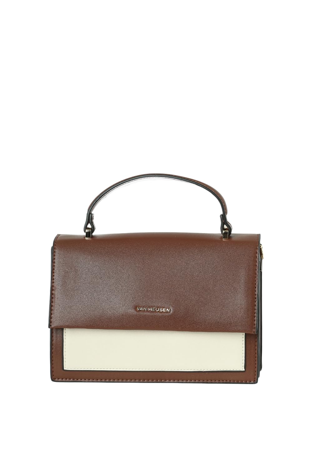 van heusen Vogue Women's Satchel Bag With Additional Crossbody Strap | Dual Tone | Bags For Ladies-picture-11